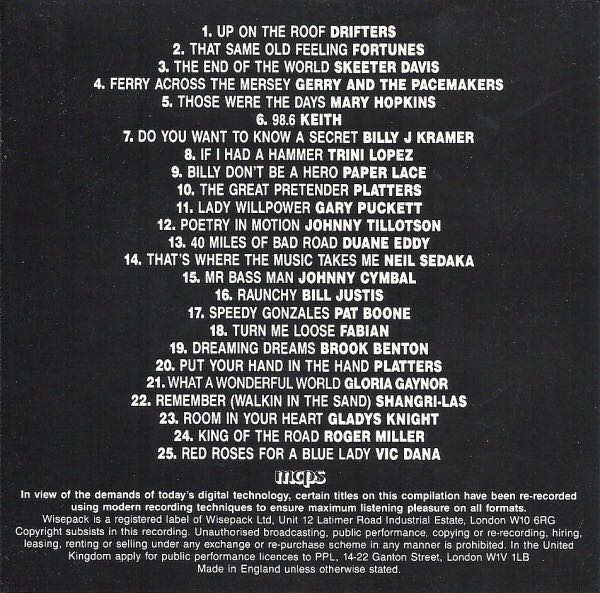 Rock Era -  Sounds Of The Sixties - Verzamel 60 (CD - 70) music collectible [Barcode 5018482400824] - Main Image 3