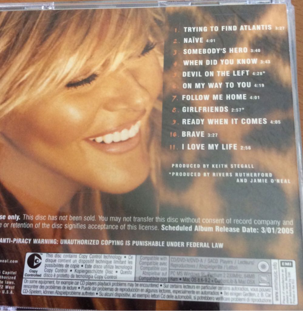 Brave - Jamie O’Neal (CD) music collectible - Main Image 2