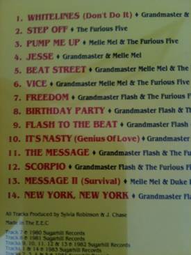 Greatest Hits, The - Grandmaster Flash, The Furious Five, Grandmaster Melle Mel (CD - 73) music collectible [Barcode 5023224062222] - Main Image 2