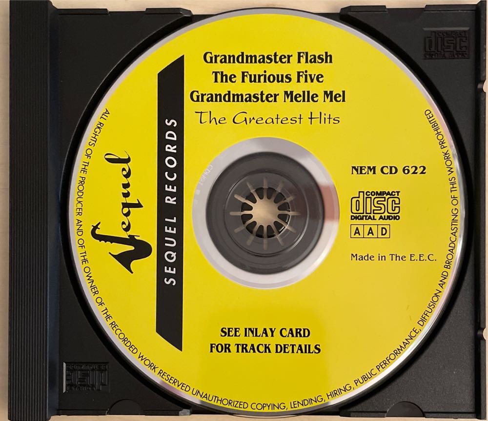 Greatest Hits, The - Grandmaster Flash, The Furious Five, Grandmaster Melle Mel (CD - 73) music collectible [Barcode 5023224062222] - Main Image 3