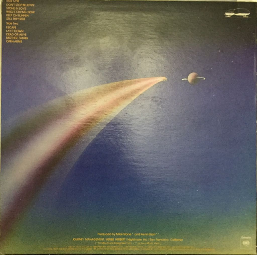 Escape - Journey (12”) music collectible [Barcode 5099746018511] - Main Image 2