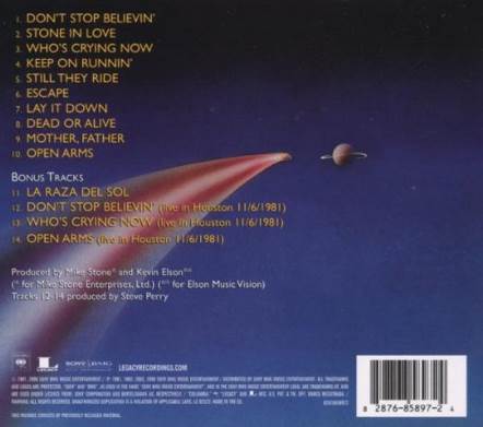 CD : Escape - Journey (CD - 4246) music collectible [Barcode 5099748666222] - Main Image 2