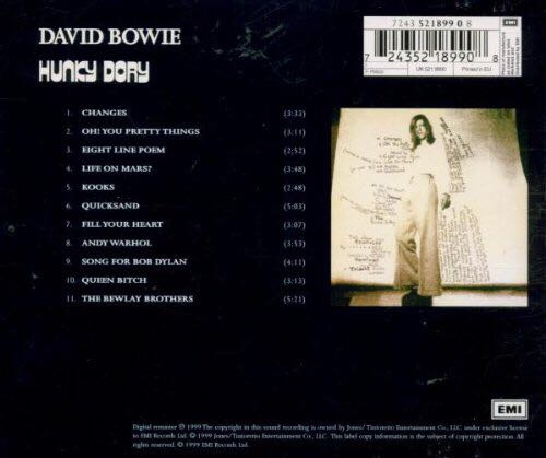 Hunky Dory - Bowie, David (CD) music collectible - Main Image 2
