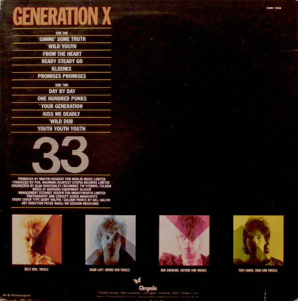 Generation X - Generation X (12”) music collectible - Main Image 2