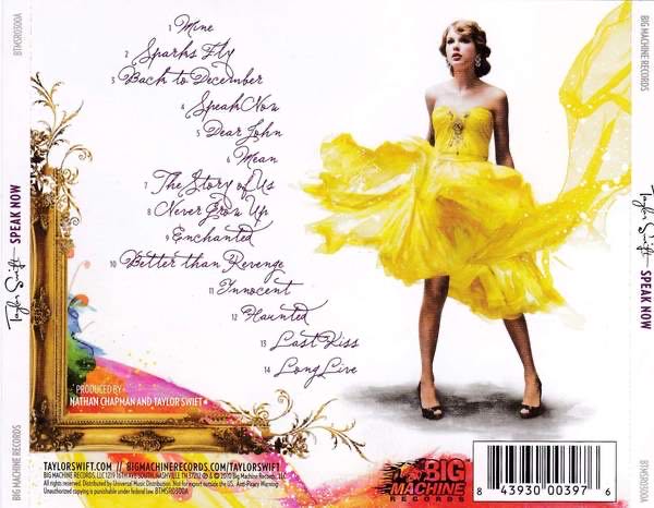 Speak Now - Swift, Taylor (CD - 67) music collectible - Main Image 2