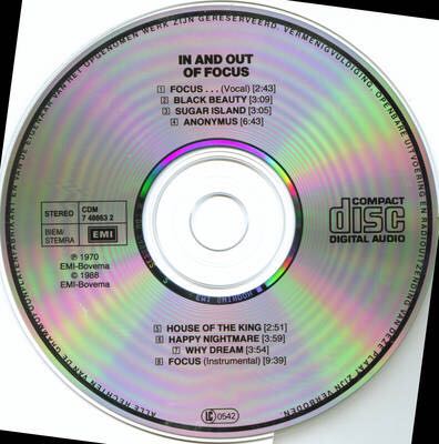 In And Out Of Focus - Focus (CD - 36) music collectible - Main Image 2
