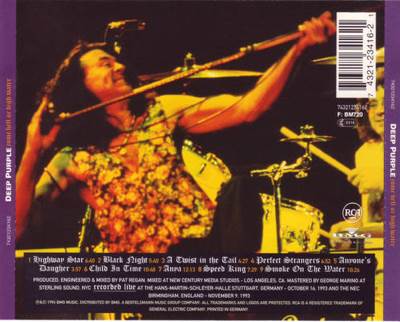 Come Hell Or High Water - Deep Purple (CD - 77) music collectible [Barcode 743212341621] - Main Image 2