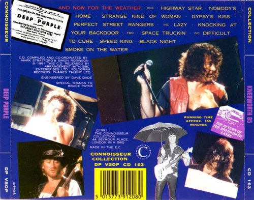 Deep Purple - Knebworth,The Absence Of Pink - Deep Purple (CD) music collectible [Barcode 5015773912080] - Main Image 2