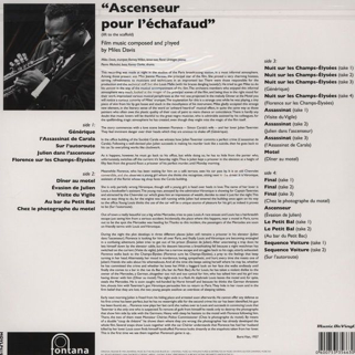 Ascenseur Pour L’echafaud - Miles Davis (12” - 26) music collectible - Main Image 2