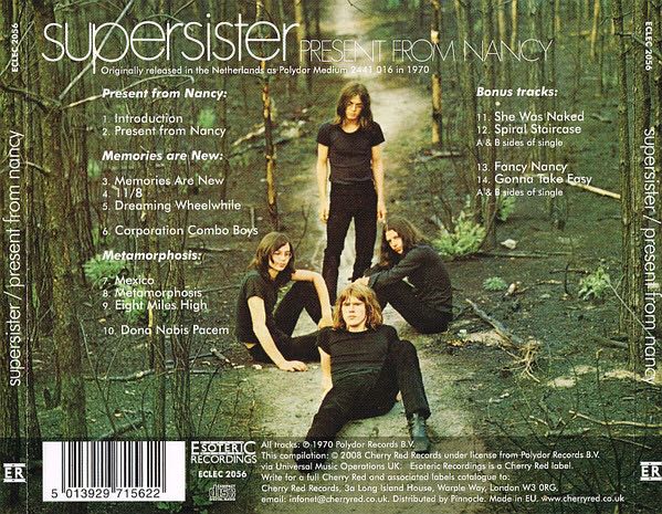 Present From Nancy - Supersister (CD - 39) music collectible [Barcode 602527384146] - Main Image 2