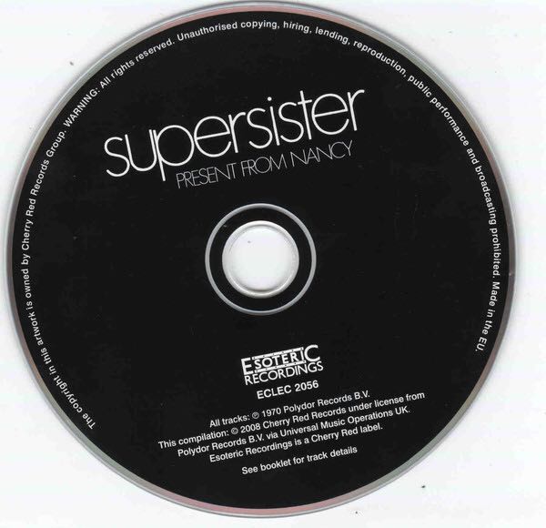 Present From Nancy - Supersister (CD - 39) music collectible [Barcode 602527384146] - Main Image 4