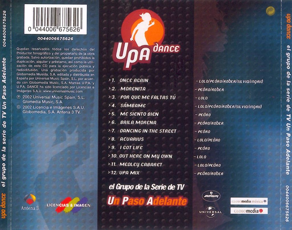 UPA Dance - UPA Dance (CD) music collectible [Barcode 3299039900222] - Main Image 2