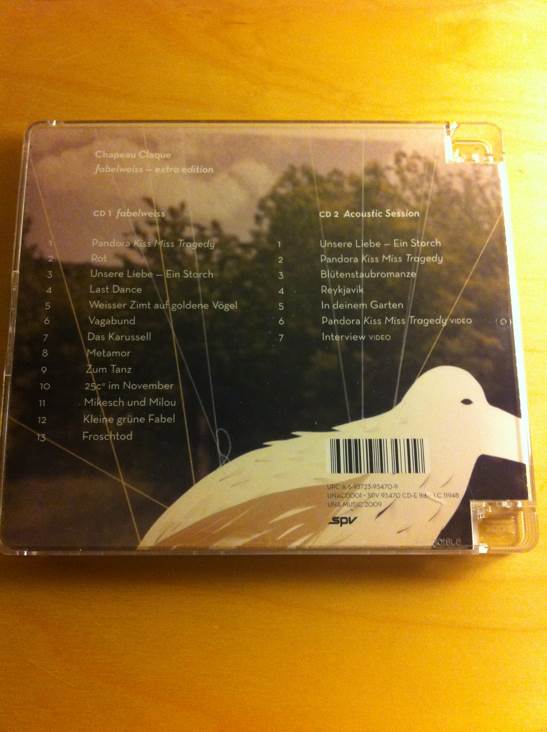 Fabelweiss - Chapeau Claque music collectible [Barcode 693723934709] - Main Image 2