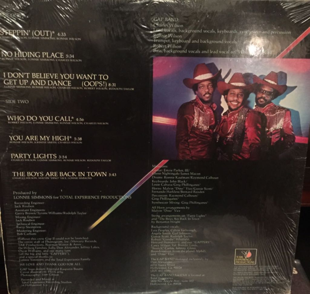 Gap Band II - Gap Band (12”) music collectible - Main Image 2