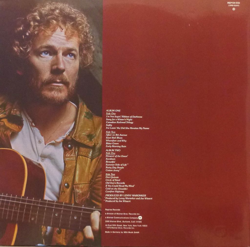 Gord’s Gold - Gordon Lightfoot (CD - 70) music collectible - Main Image 2