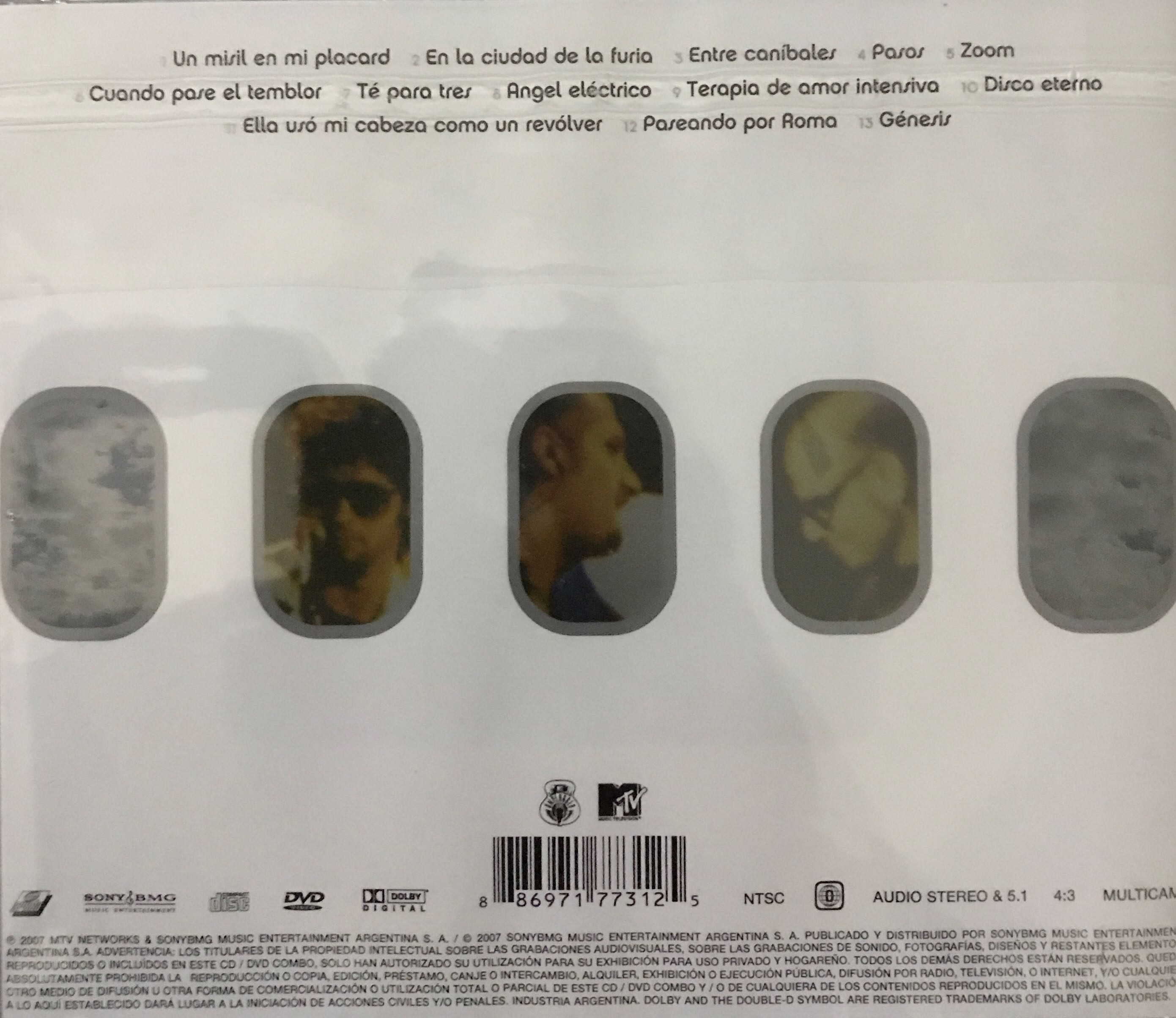 MTV Unplugged: Comfort y Música Para Volar - Soda Stereo (CD/DVD) music collectible [Barcode 886971773125] - Main Image 2