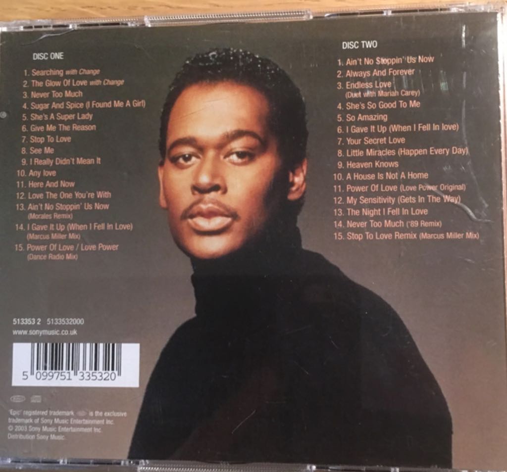 Luther Vandross - The Essential Luther Vandross2Fastpost - Luther VanDross (CD) music collectible [Barcode 5099751335320] - Main Image 2