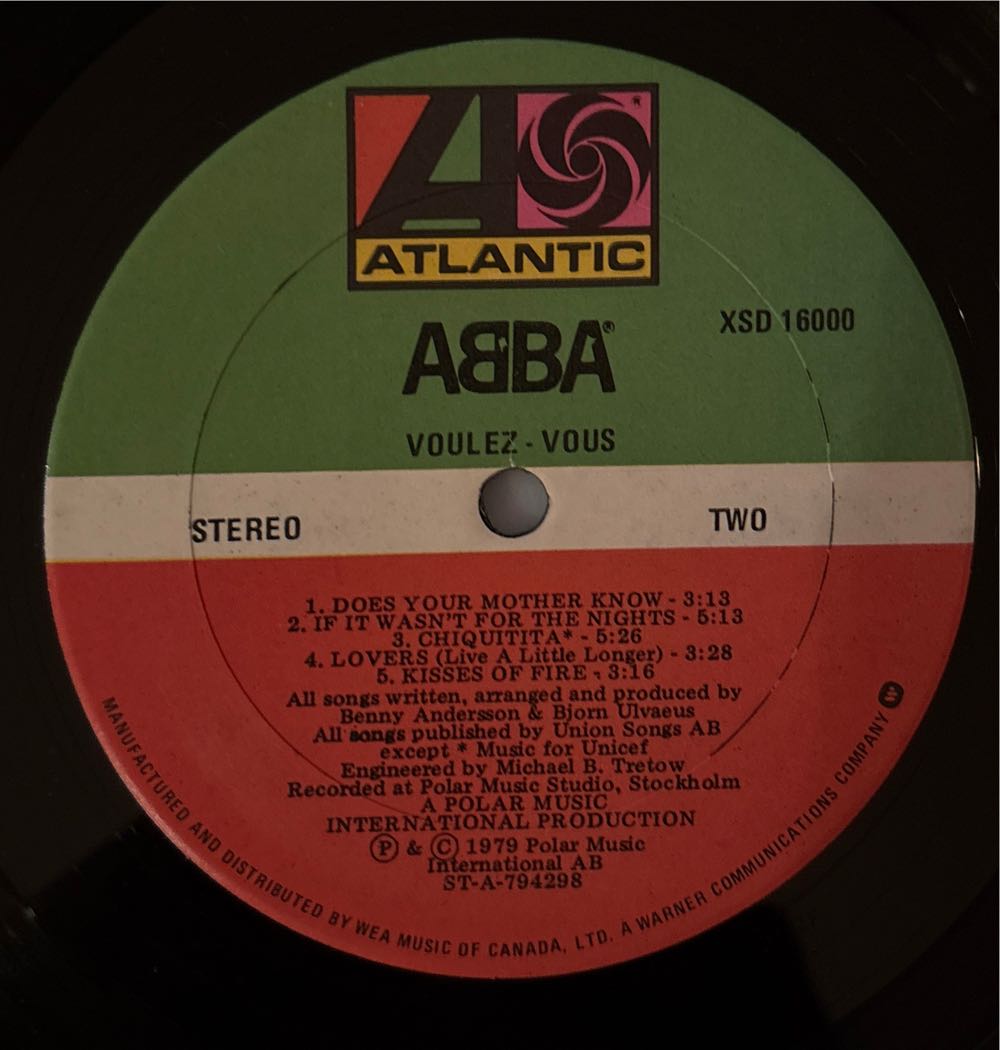 Abba Voulez-Vous - Abba (12”) music collectible - Main Image 4