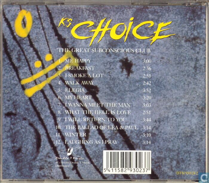 The Great Subconscious Club - K’s Choice (CD - 38) music collectible [Barcode 5411582930237] - Main Image 2
