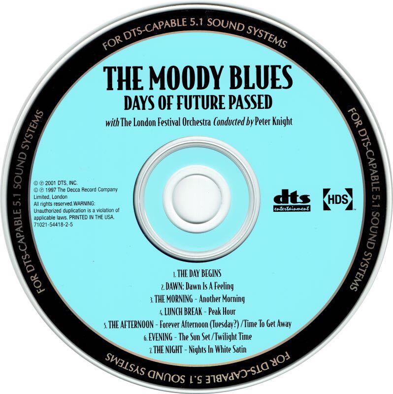 Days of Future Passed - The Moody Blues (CD - 70) music collectible [Barcode 600753066317] - Main Image 4
