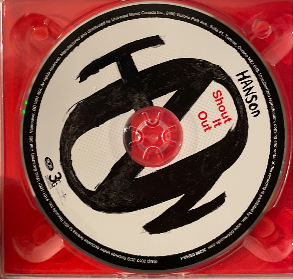 Shout It Out - Hanson (CD/DVD) music collectible [Barcode 825396032424] - Main Image 2