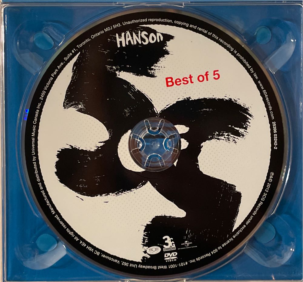 Shout It Out - Hanson (CD/DVD) music collectible [Barcode 825396032424] - Main Image 3
