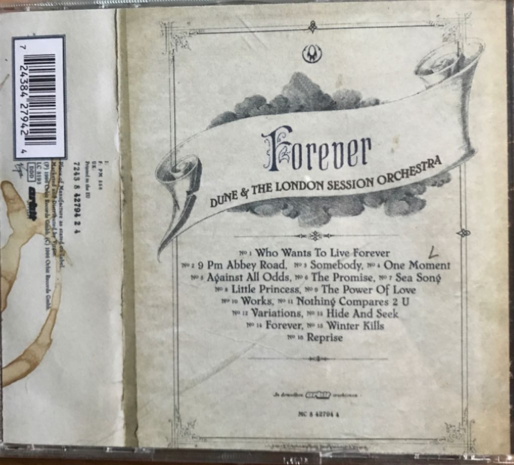 Forever - Dune & The London Session Orchestra (CD) music collectible - Main Image 2