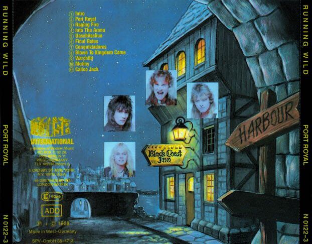 Port Royal - Running Wild (CD) music collectible [Barcode 4006030012231] - Main Image 2