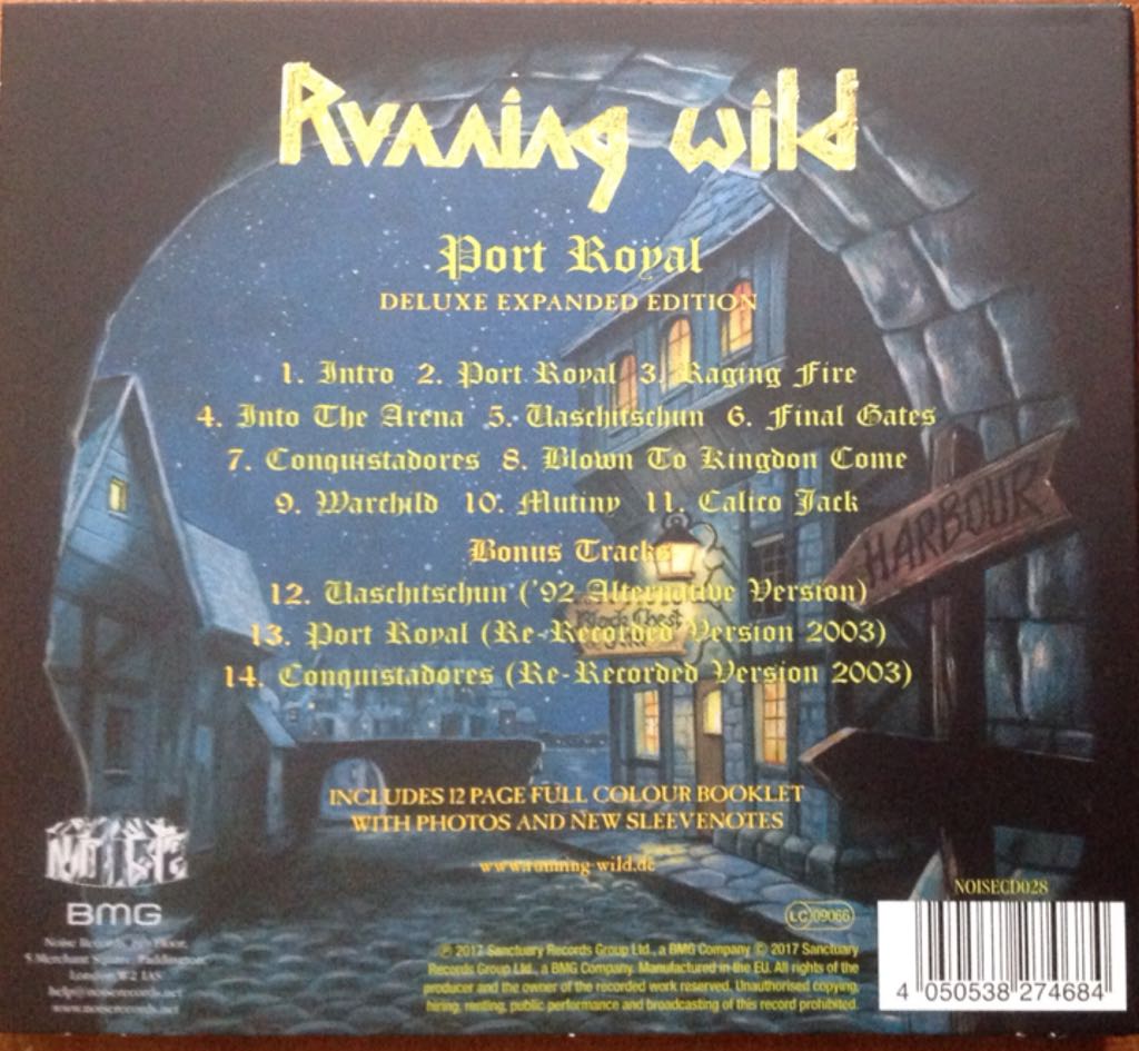 Port Royal - Running Wild (CD) music collectible [Barcode 4050538274684] - Main Image 2