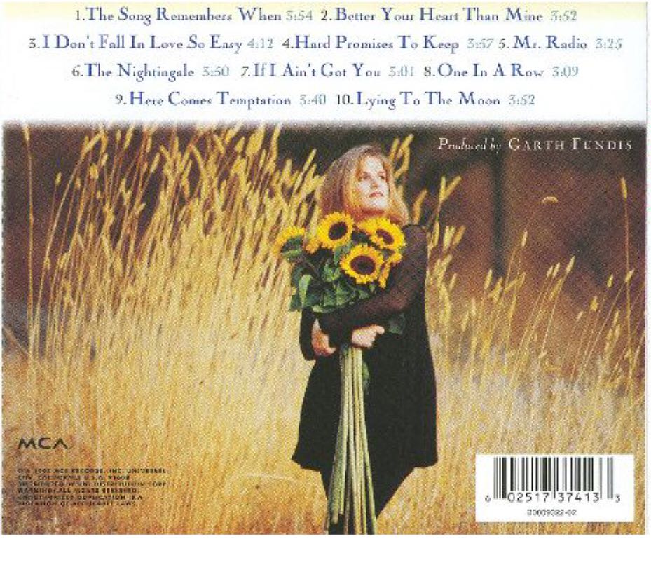 The Song Remembers When - Yearwood, Trisha (CD) music collectible [Barcode 020831469920] - Main Image 2