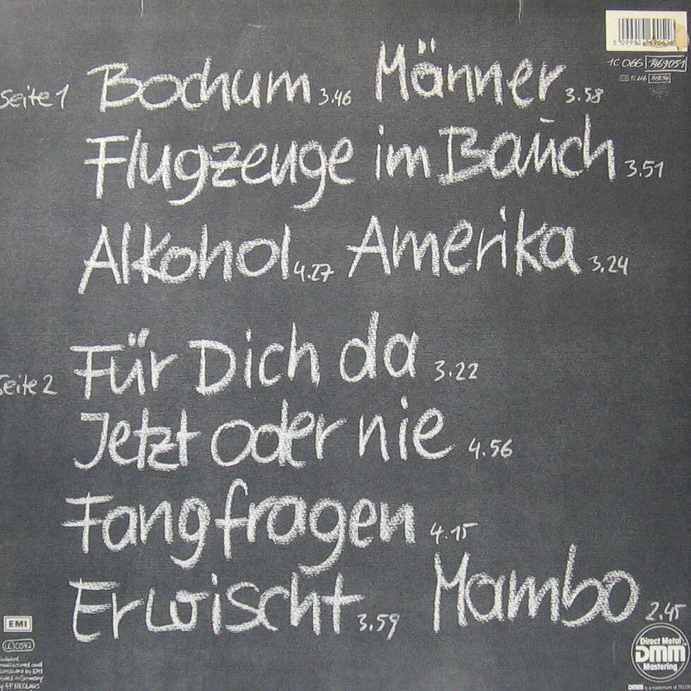 4630 Bochum - Herbert Grönemeyer music collectible [Barcode 5099914690518] - Main Image 2