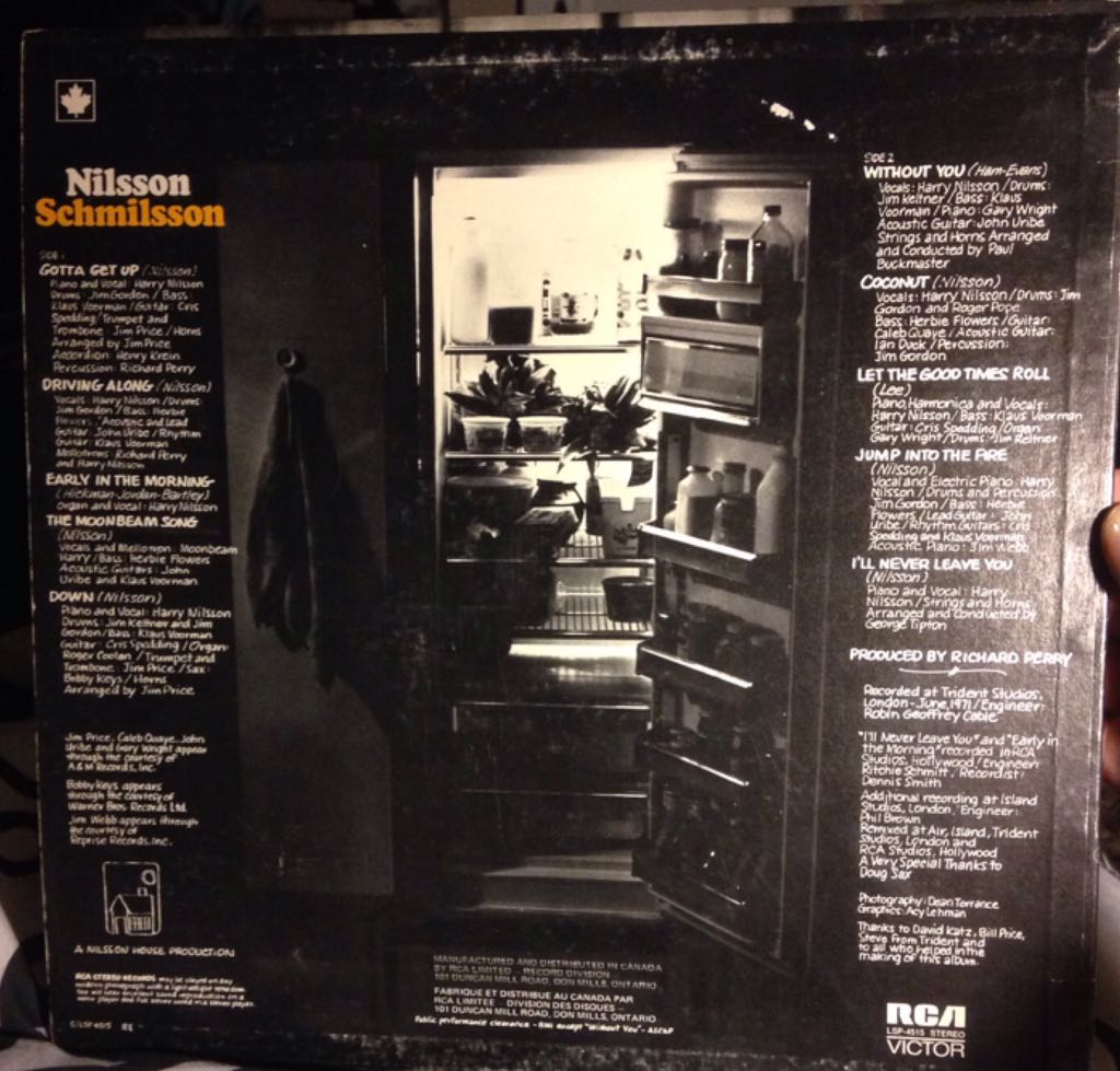 Nilsson Schmilsson - Harry Nilsson (12” - 10) music collectible - Main Image 2