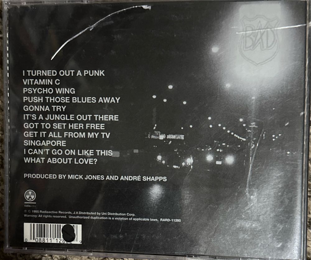 F-Punk - Big Audio Dynamite (CD - 62:17) music collectible [Barcode 008811128029] - Main Image 2