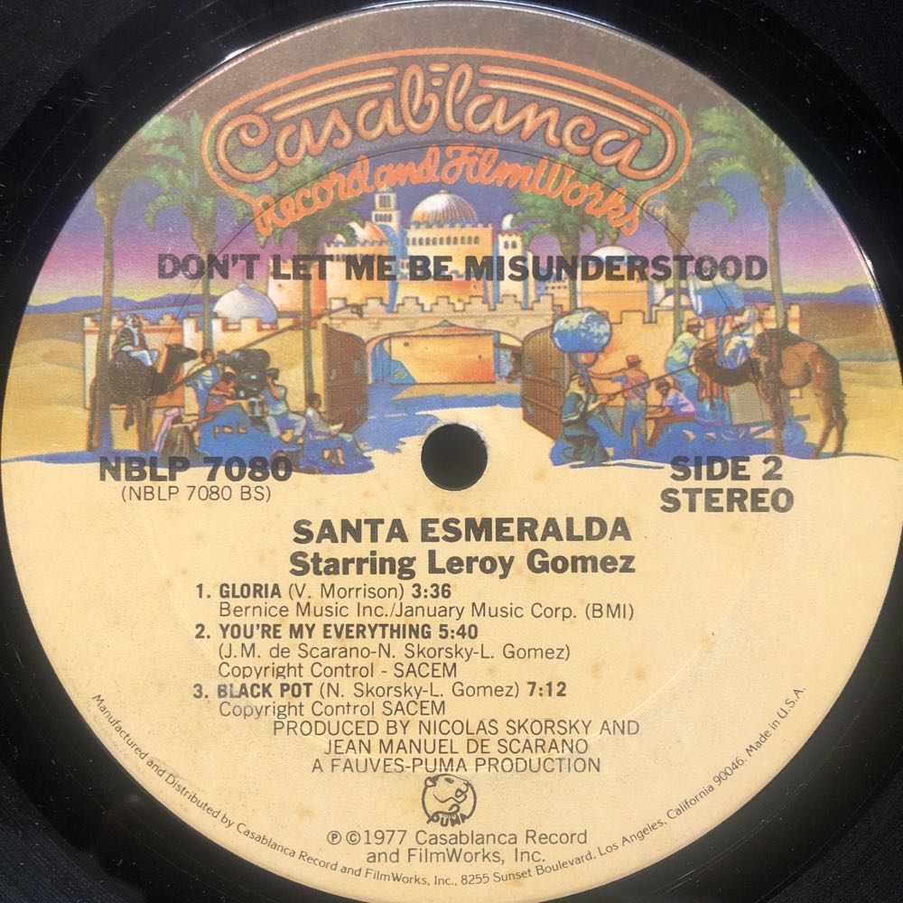 Don’t Let Me Be Misunderstood - Santa Esmeralda (12”) music collectible - Main Image 4