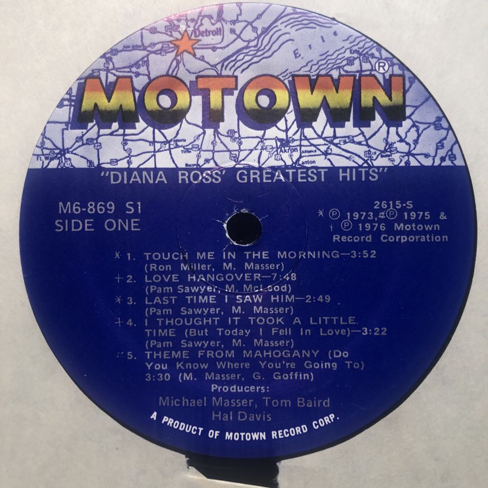 Diana Ross’ Greatest Hits - Diana Ross (12”) music collectible - Main Image 3