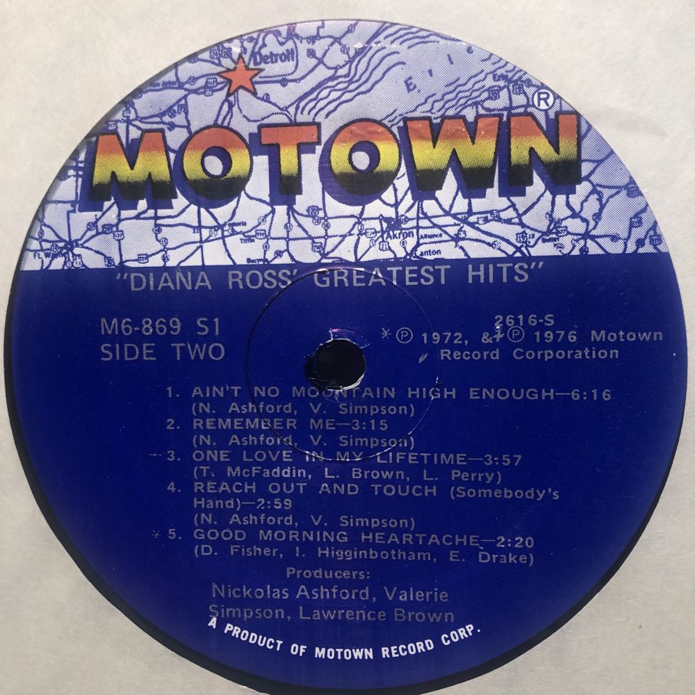 Diana Ross’ Greatest Hits - Diana Ross (12”) music collectible - Main Image 4