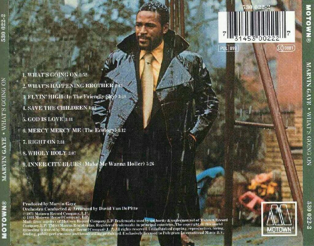 What’s Going On - Gaye, Marvin (CD) music collectible [Barcode 731453002227] - Main Image 2