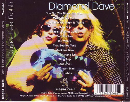 Diamond Dave - David Lee Roth (CD - 46) music collectible [Barcode 026245906921] - Main Image 2