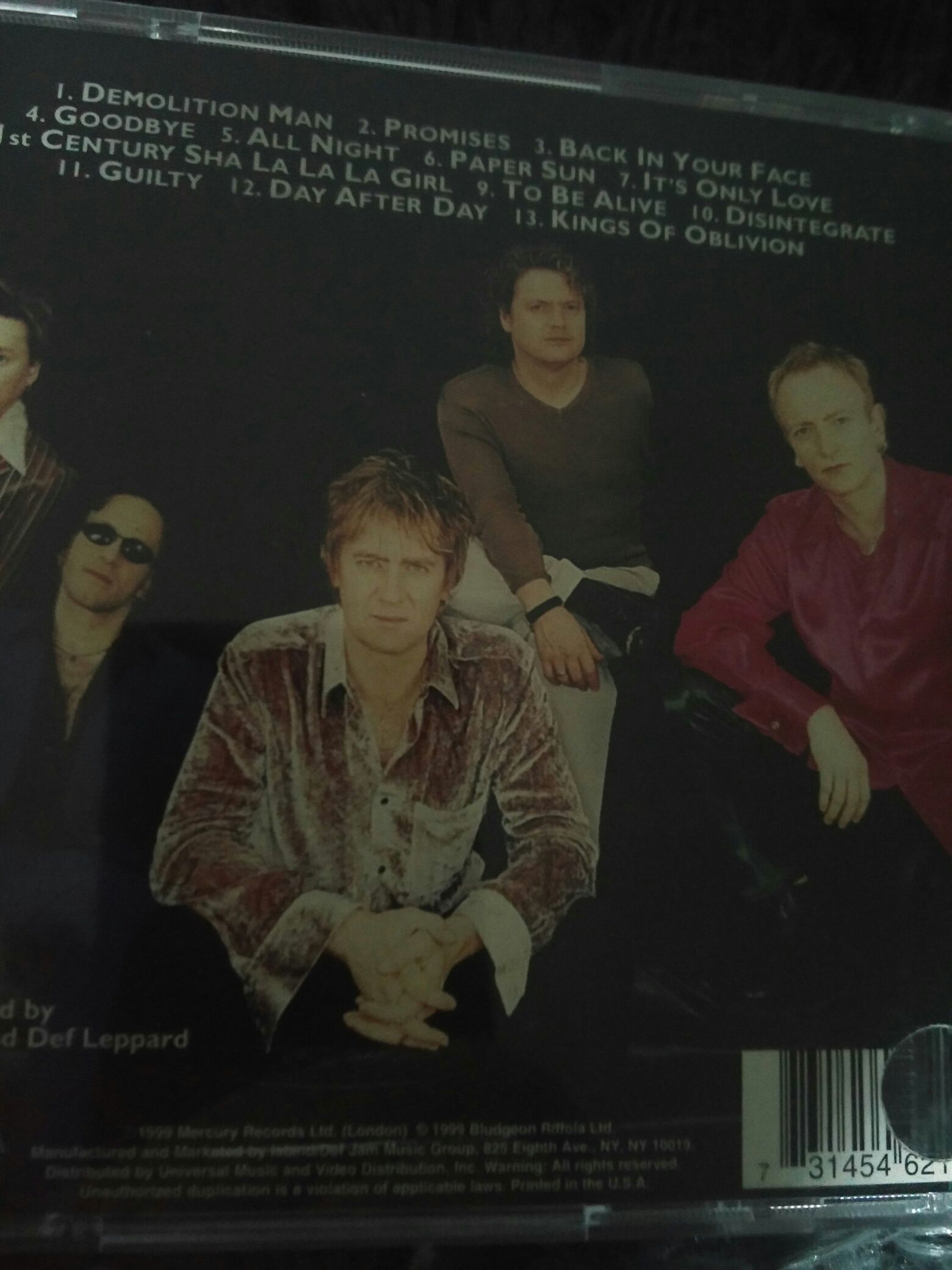 Euphoria - Def Leppard (CD - 51) music collectible - Main Image 2
