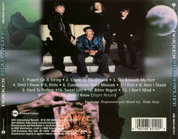 Shadowlife - Dokken (CD-R) music collectible [Barcode 060162687082] - Main Image 4
