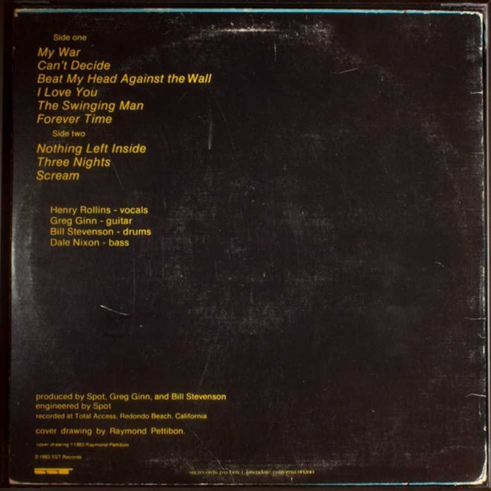 My War - Black Flag (CD - 40) music collectible [Barcode 018861002323] - Main Image 2