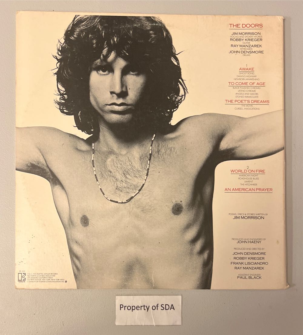 An American Prayer - The Doors (12”) music collectible - Main Image 2