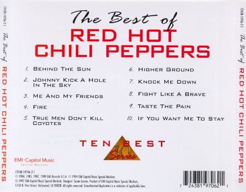 Best of Red Hot Chili Peppers (EMI) (MP3) - Red Hot Chili Peppers (CD) music collectible [Barcode 094633101128] - Main Image 2