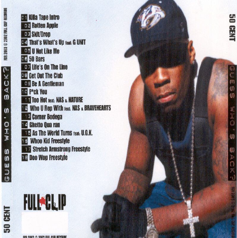 Guess Who’s Back? - 50 Cent (CD - 56) music collectible [Barcode 649045200329] - Main Image 2