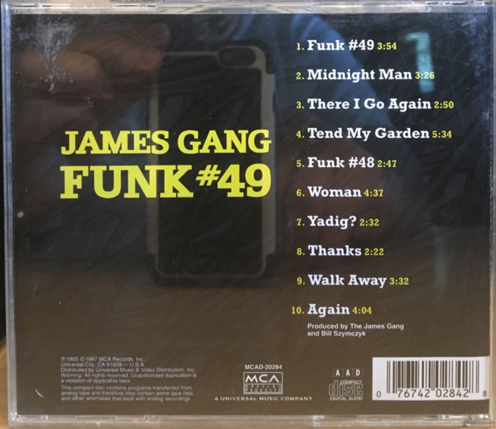 Funk #49 - James Gang (CD) music collectible [Barcode 076742028428] - Main Image 2