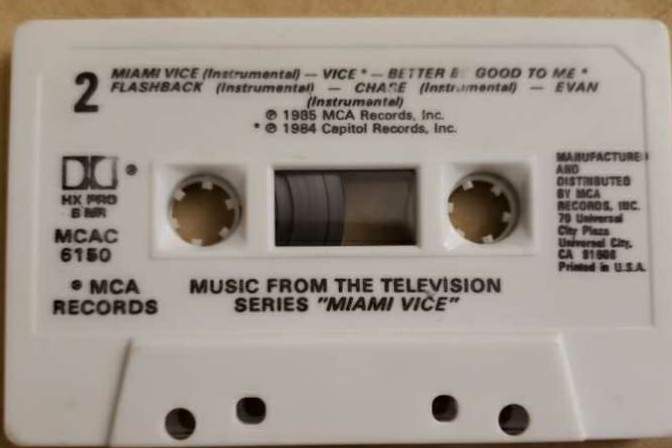 Miami Vice - Miami Vice (Cassette) music collectible [Barcode 076732615041] - Main Image 4