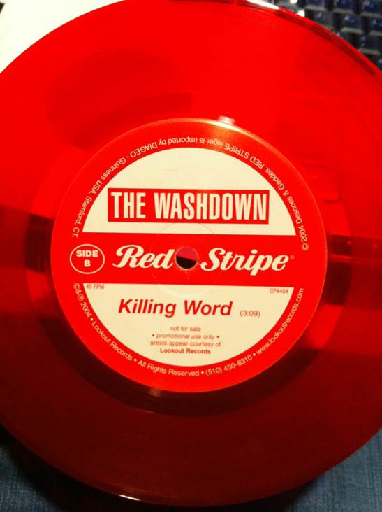 Red Stripe - Red Stripe/The Reputation/The Washdown (7” - 727) music collectible - Main Image 2