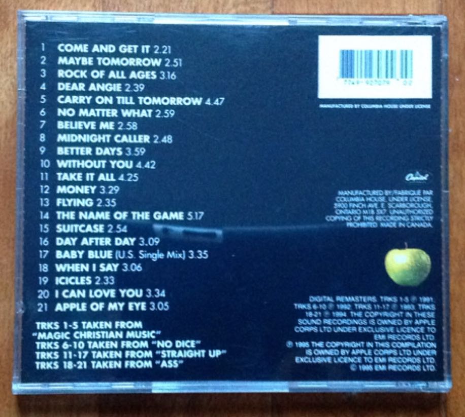 The Best Of Badfinger - Badfinger (CD) music collectible [Barcode 777499270794] - Main Image 2