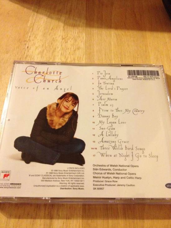 Voice Of An Angel - Church, Charlotte (CD) music collectible - Main Image 2