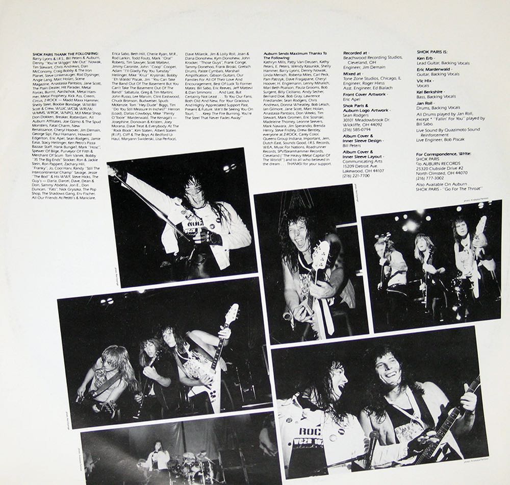 Steel And Starlight - Shok Paris (Cassette) music collectible [Barcode 076742205140] - Main Image 3